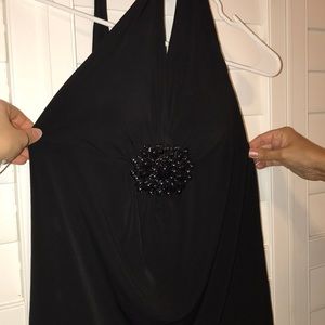 Black adjustable blouse